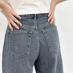 شلوار جین نیم بگ 1007213