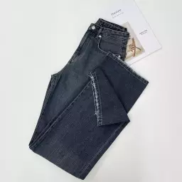 شلوار جین نیم بگ 1007213