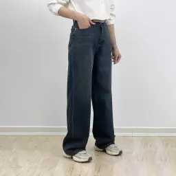 شلوار جین نیم بگ 1007288