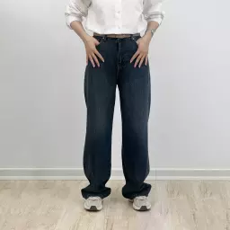 شلوار جین نیم بگ 1007288