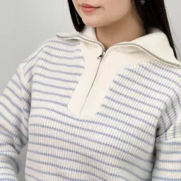 پلیور بافت نیم زیپ 1007351