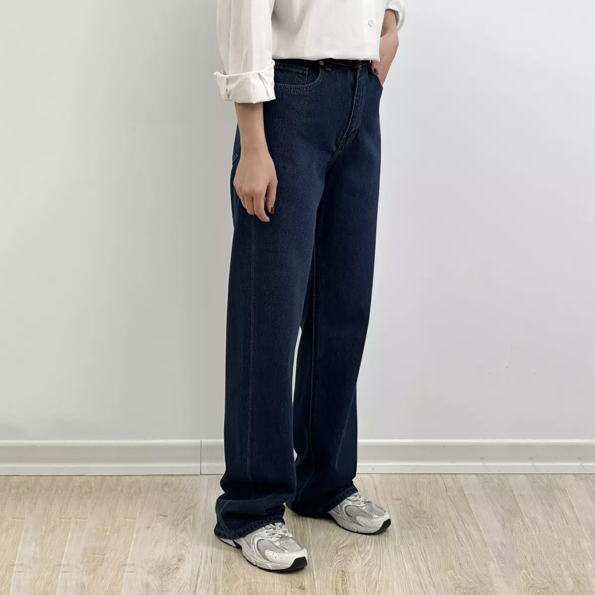 شلوار جین نیم بگ 1007644