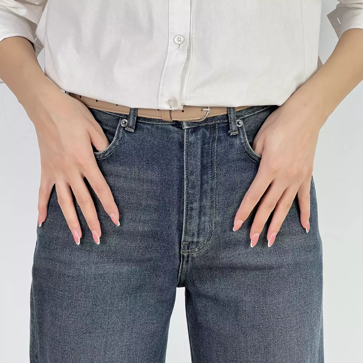 شلوارجین نیم بگ 1007788