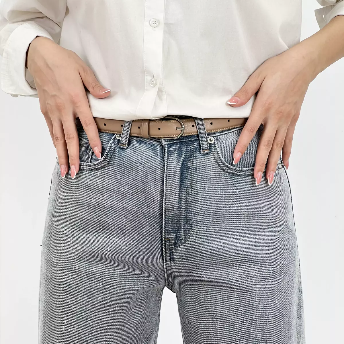 شلوار جین نیم بگ 1007768