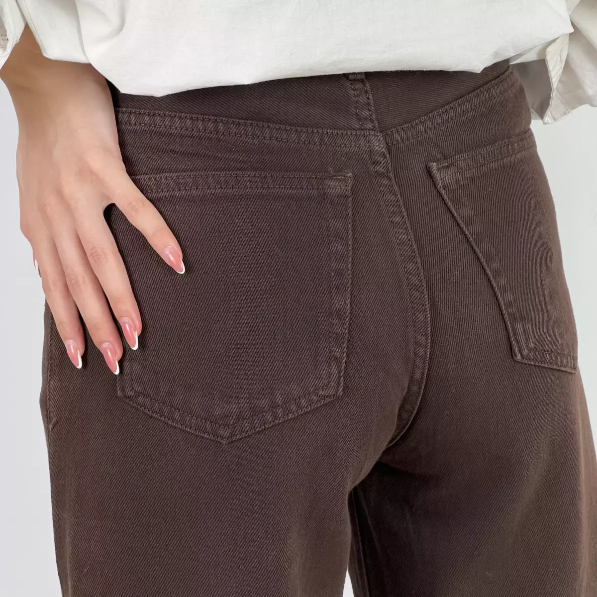 شلوار جین نیم بگ 1007783