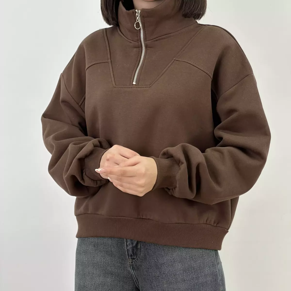 پلیور نیم زیپ 1007789