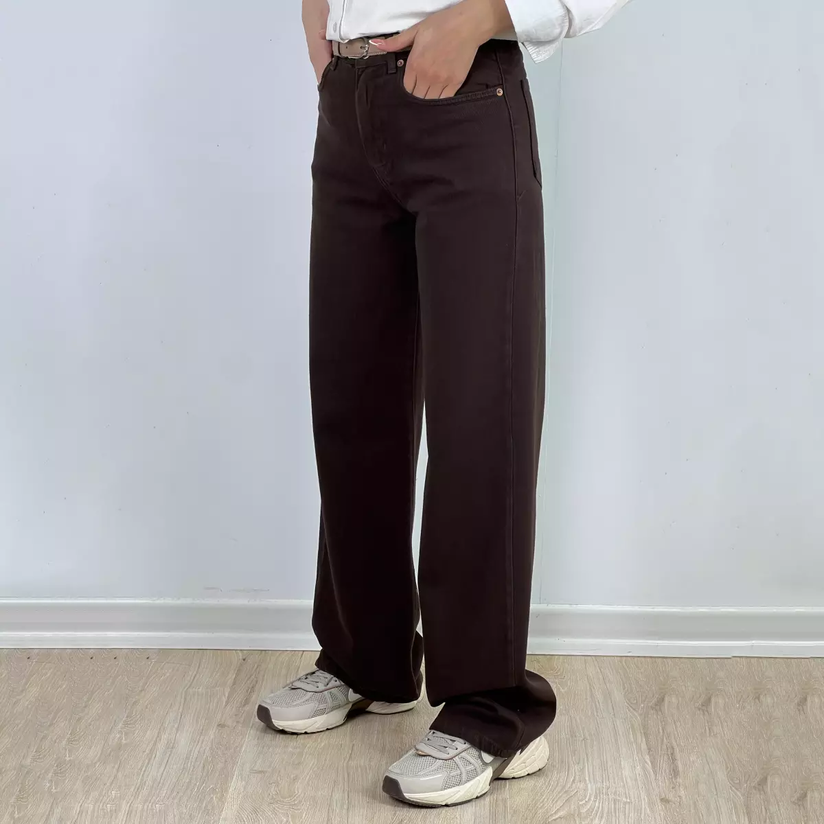 شلوار جین نیم بگ 1007745