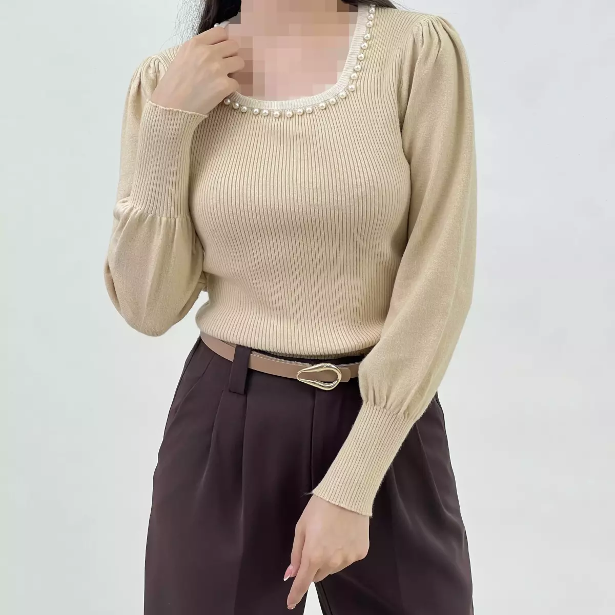 بلوز بافت مروارید 1007808