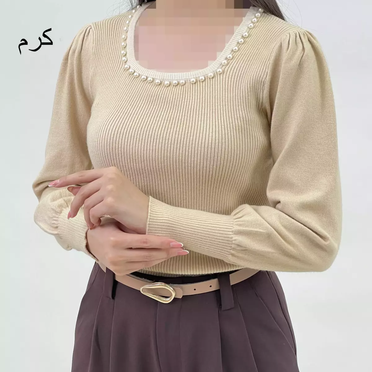 بلوز بافت مروارید 1007808