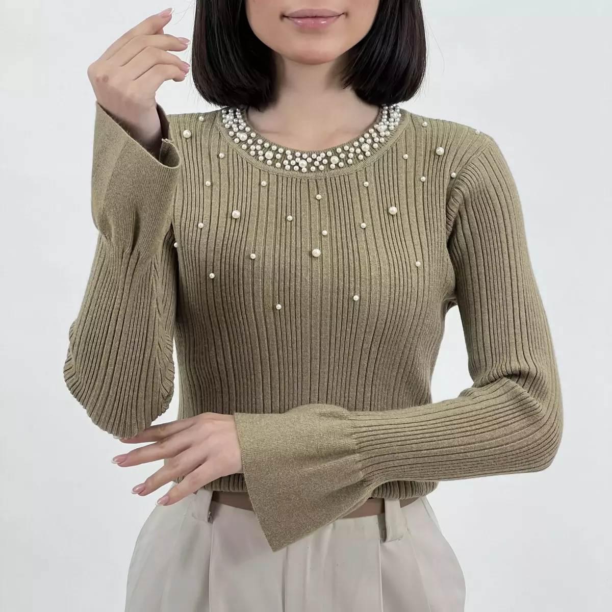 بافت آستین کلوش 1007816