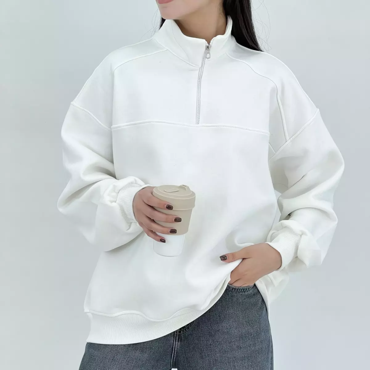 پلیور نیم زیپ 1007833