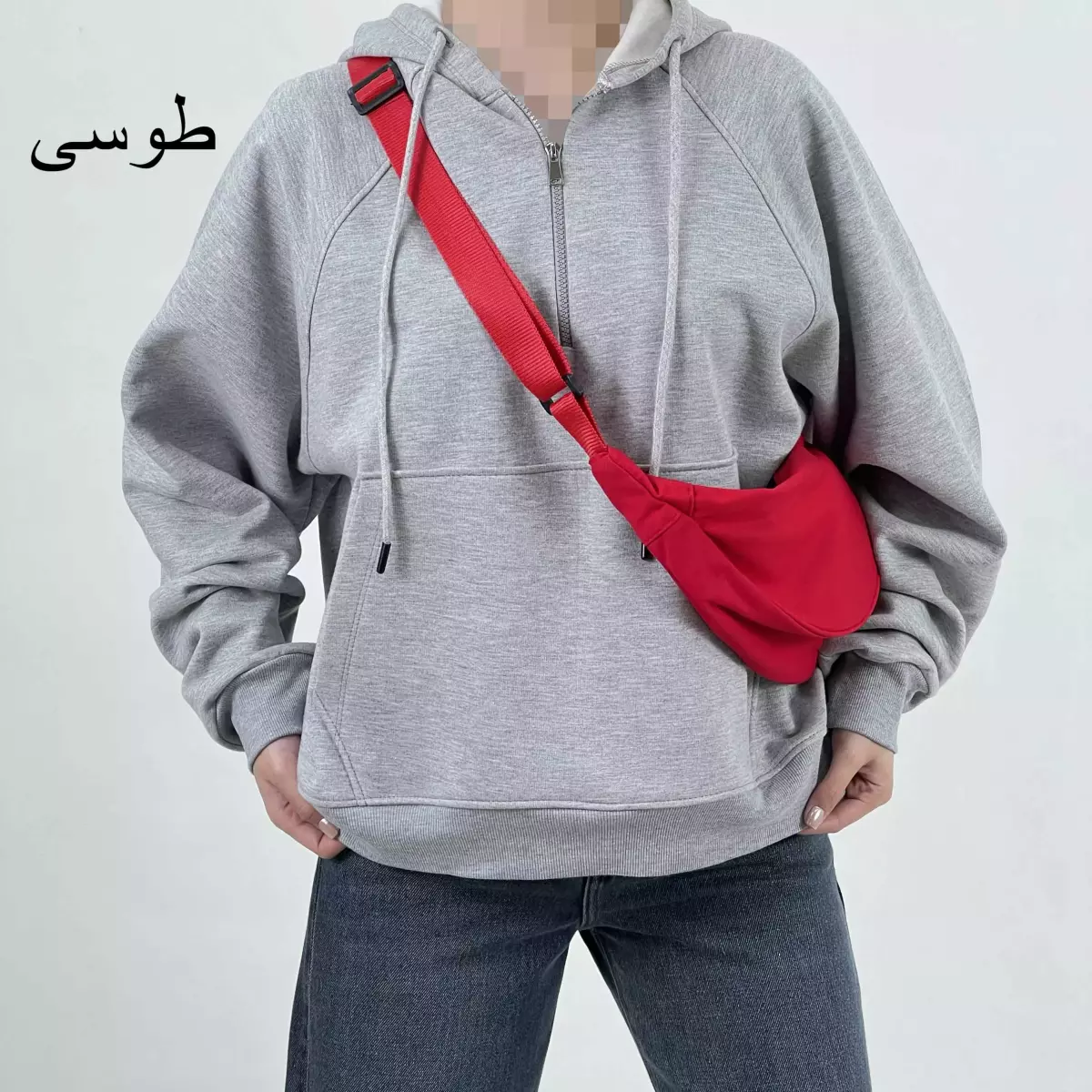 هودی نیم زیپ 1007843