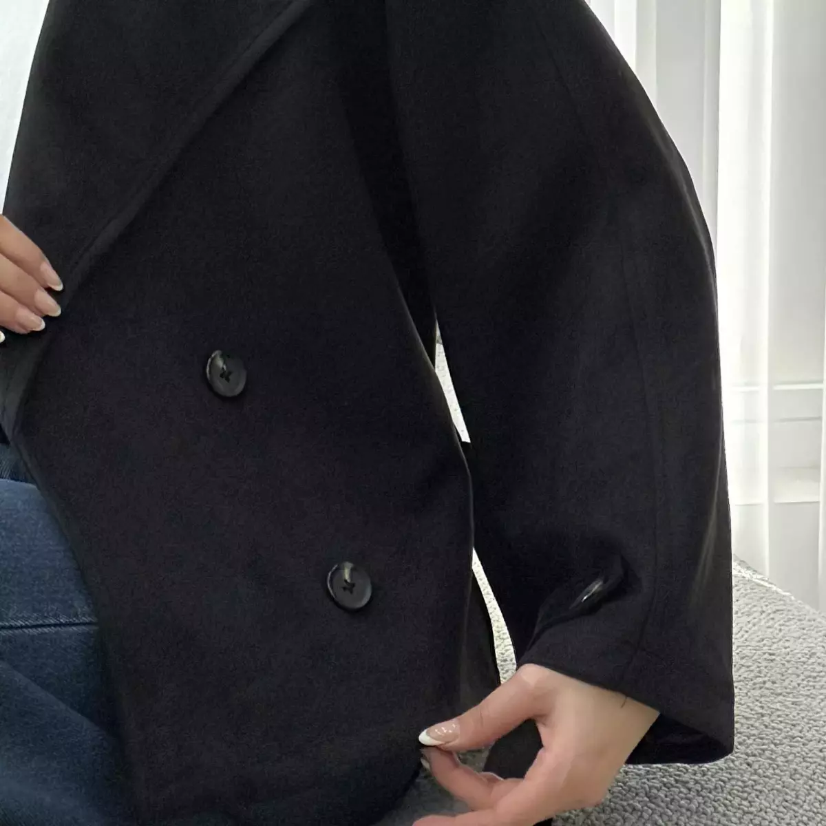 ترنچ کت سویید 1007859