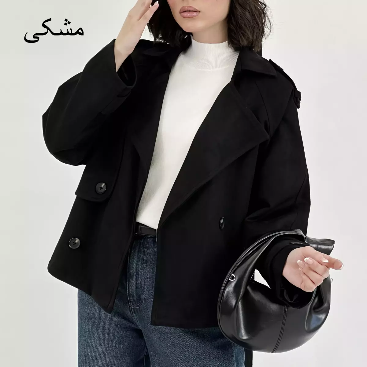 ترنچ کت سویید 1007859