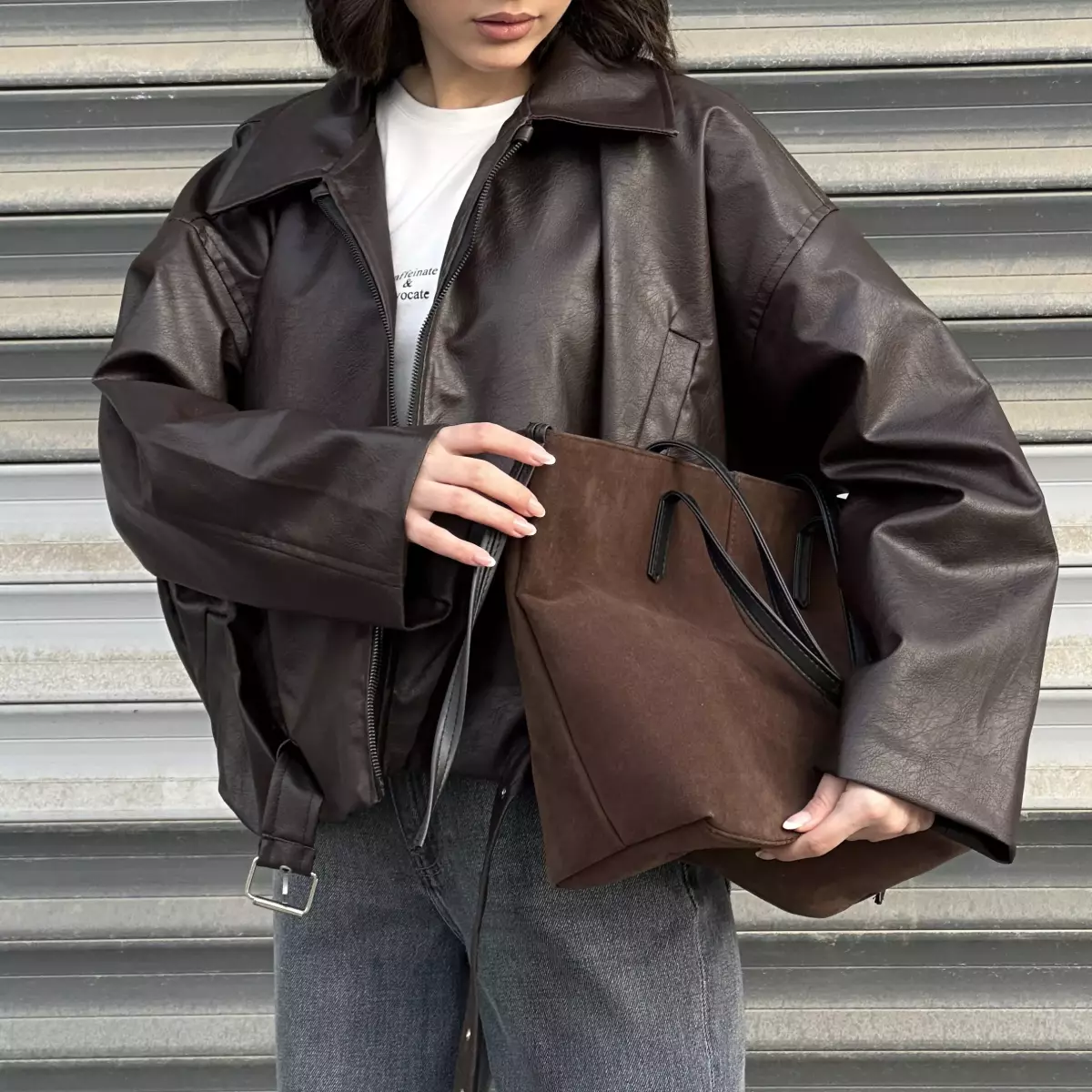 بامبر جکت چرم 1007840