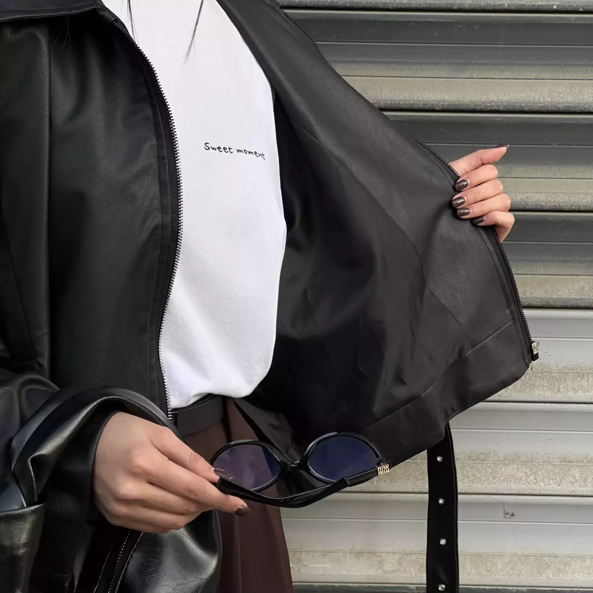 بامبر جکت چرم 1007840