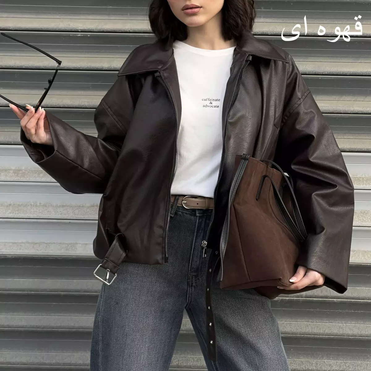 بامبر جکت چرم 1007840