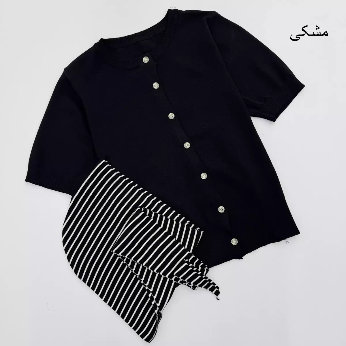 بلوز بافت کلاه دار 1007874