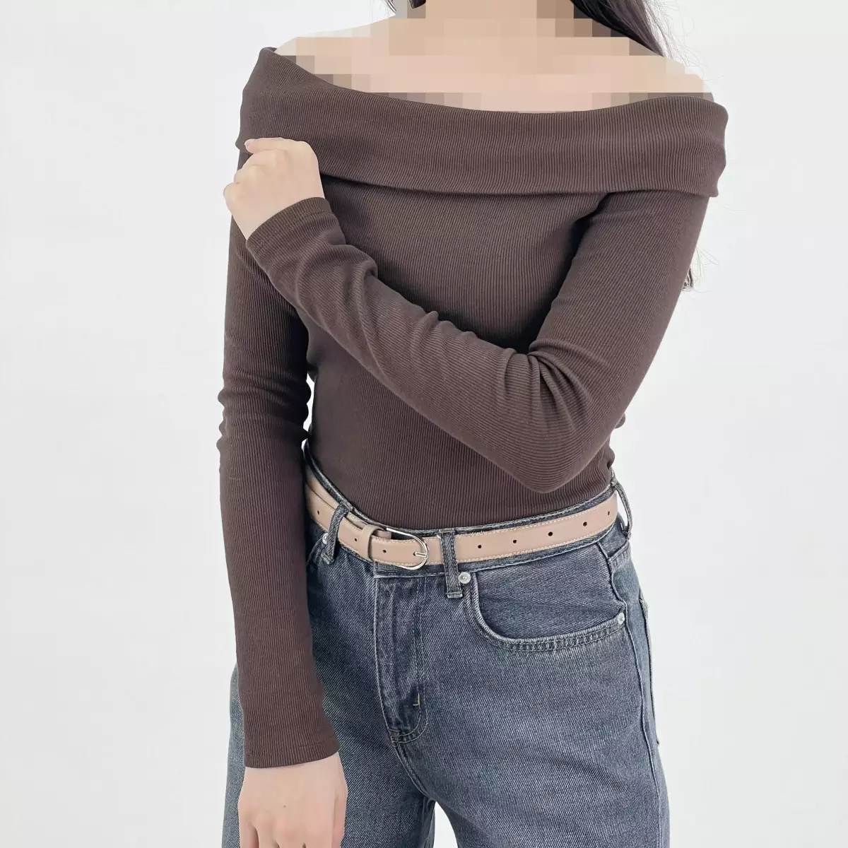 بلوز یقه قایقی 1007908