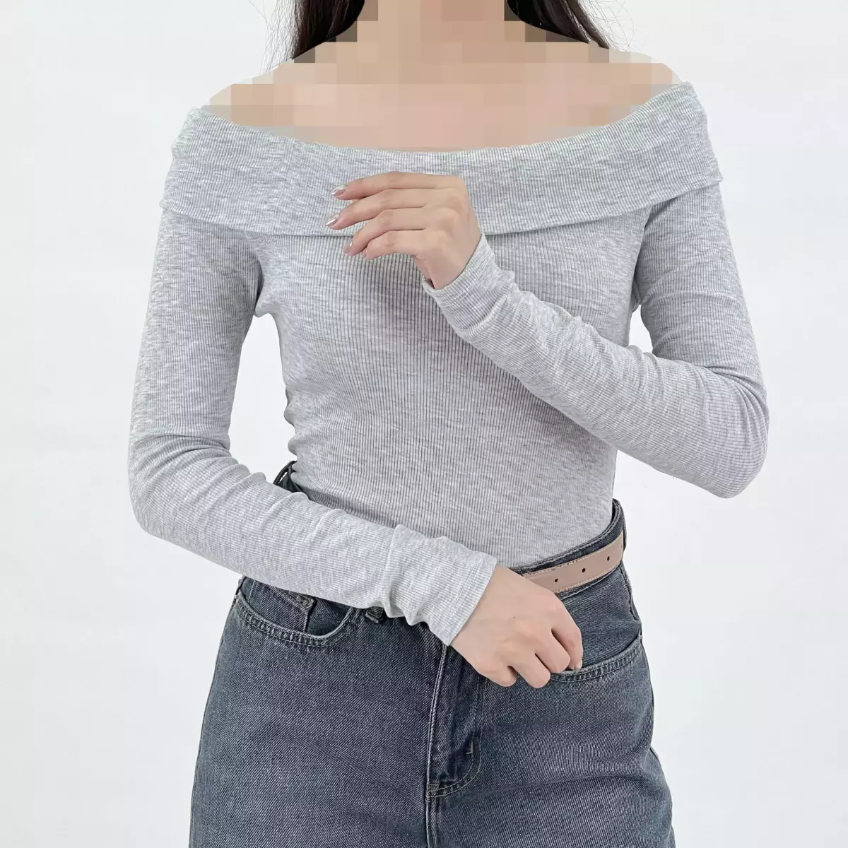 بلوز یقه قایقی 1007908