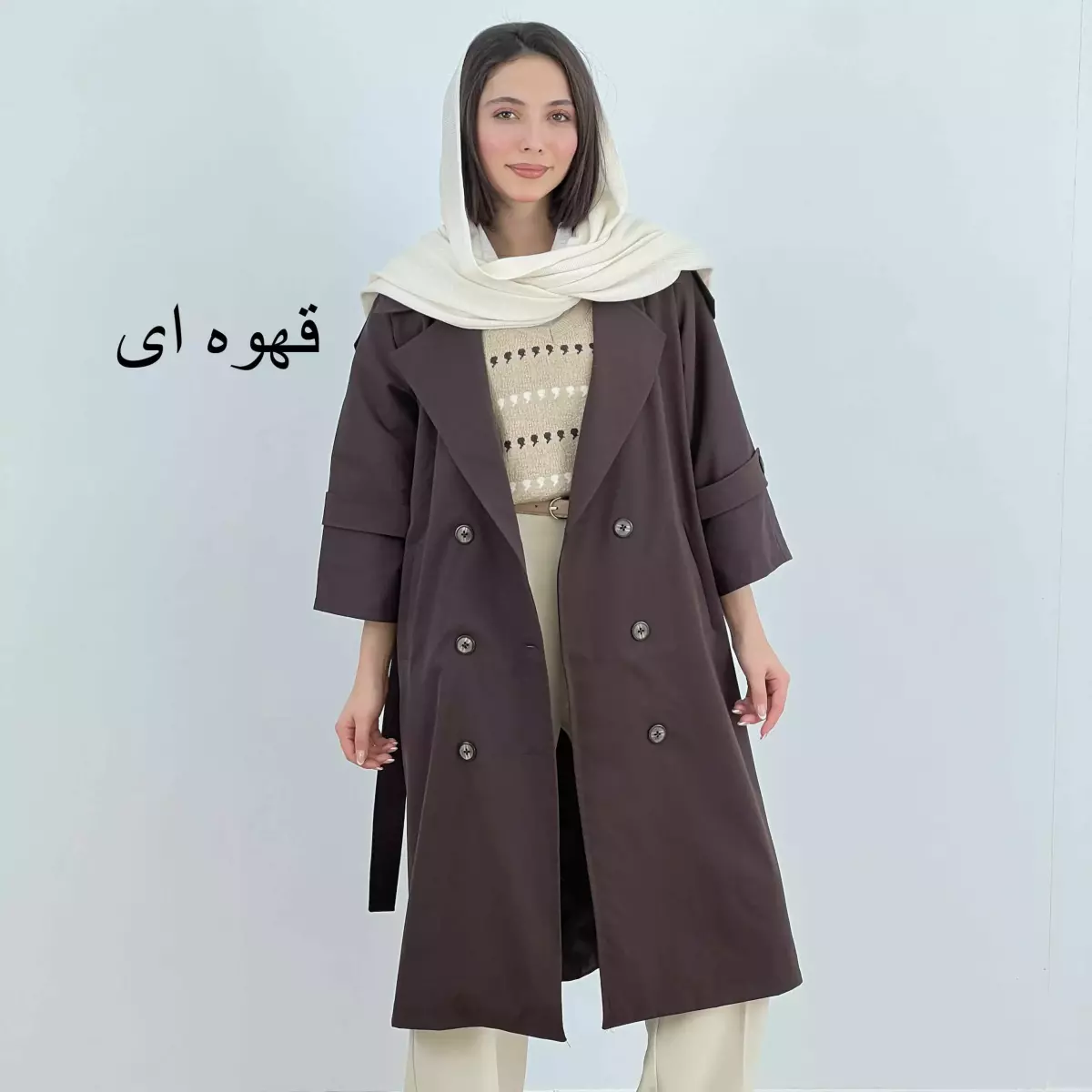 ترنچ کت بلند 1007999