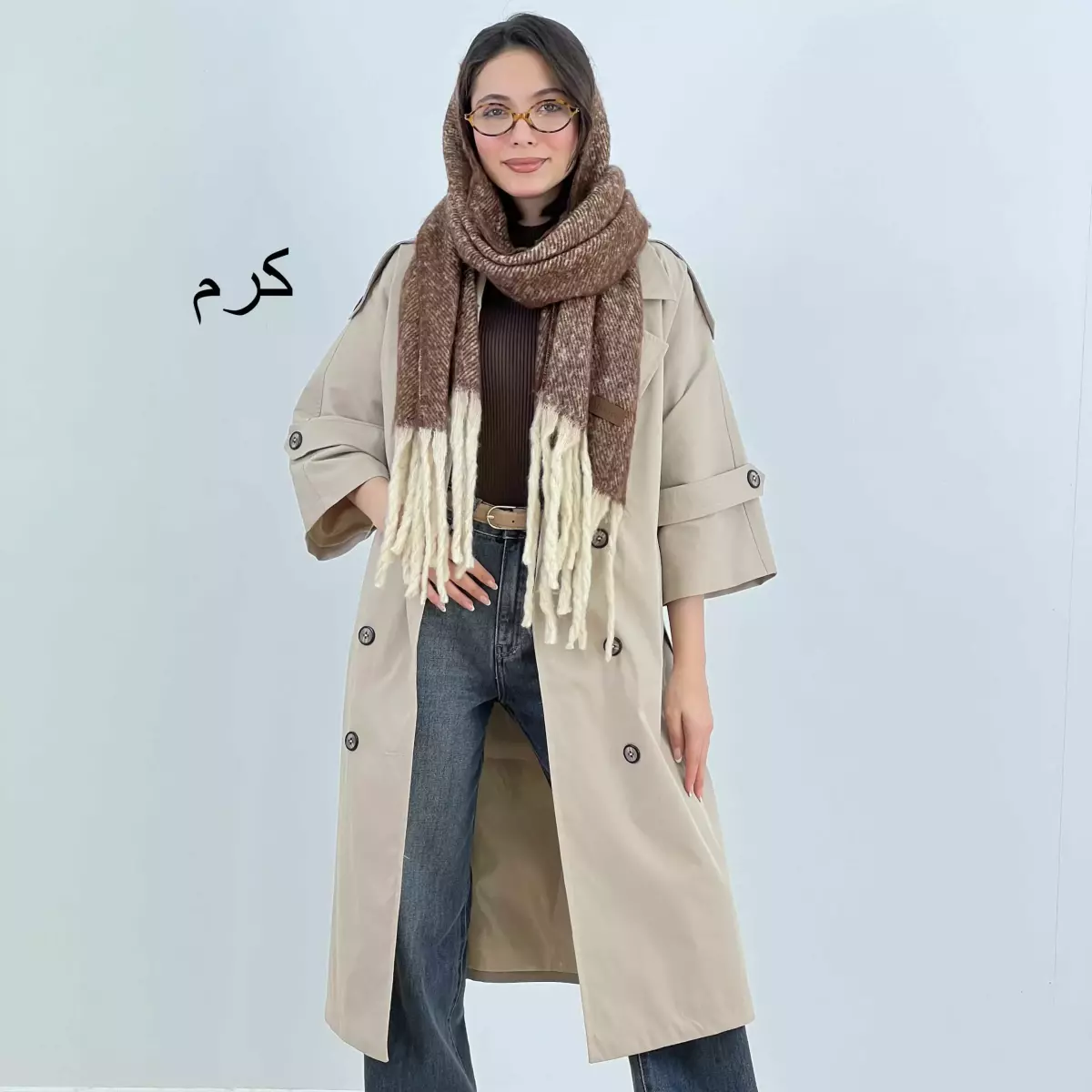 ترنچ کت بلند 1007999