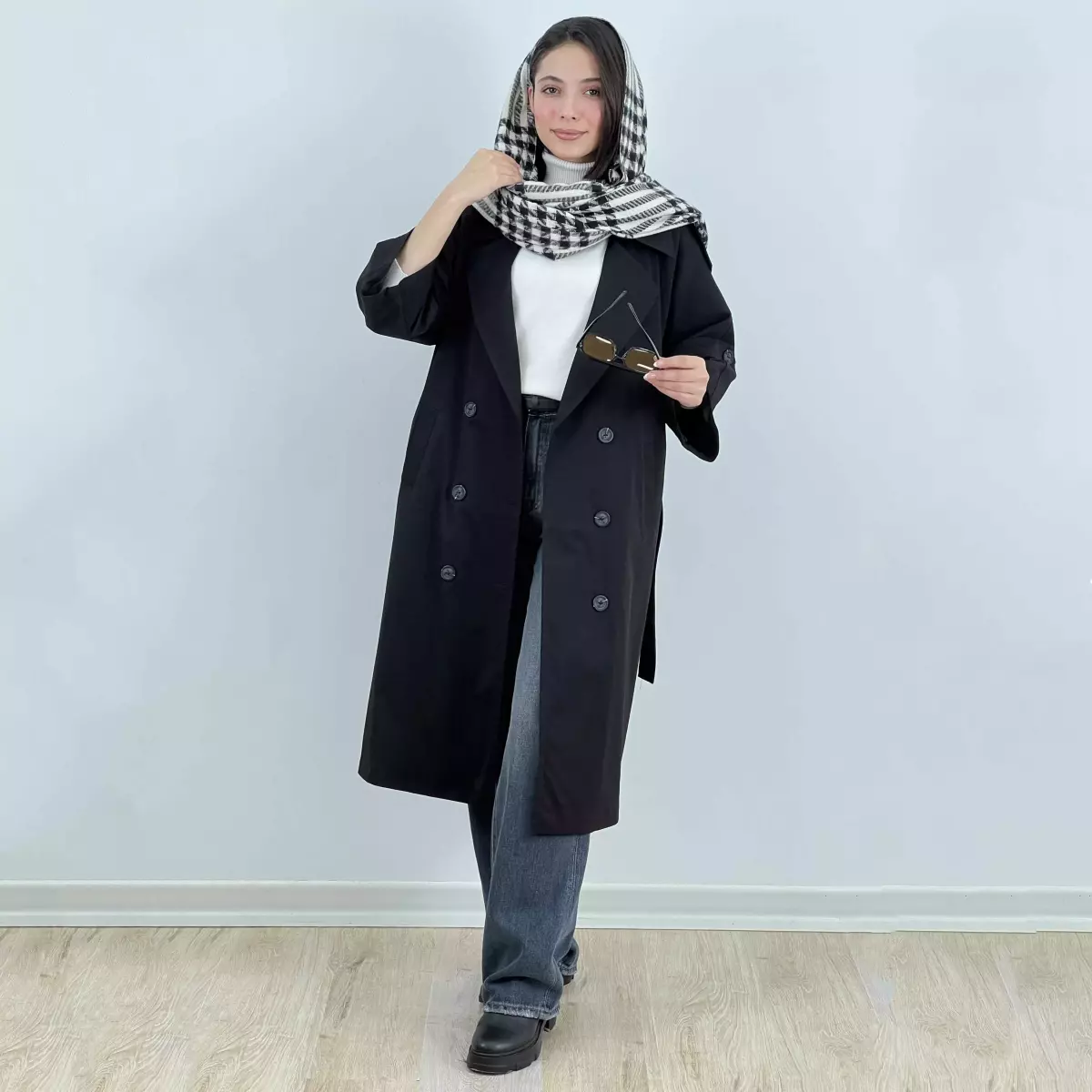 ترنچ کت بلند 1007999