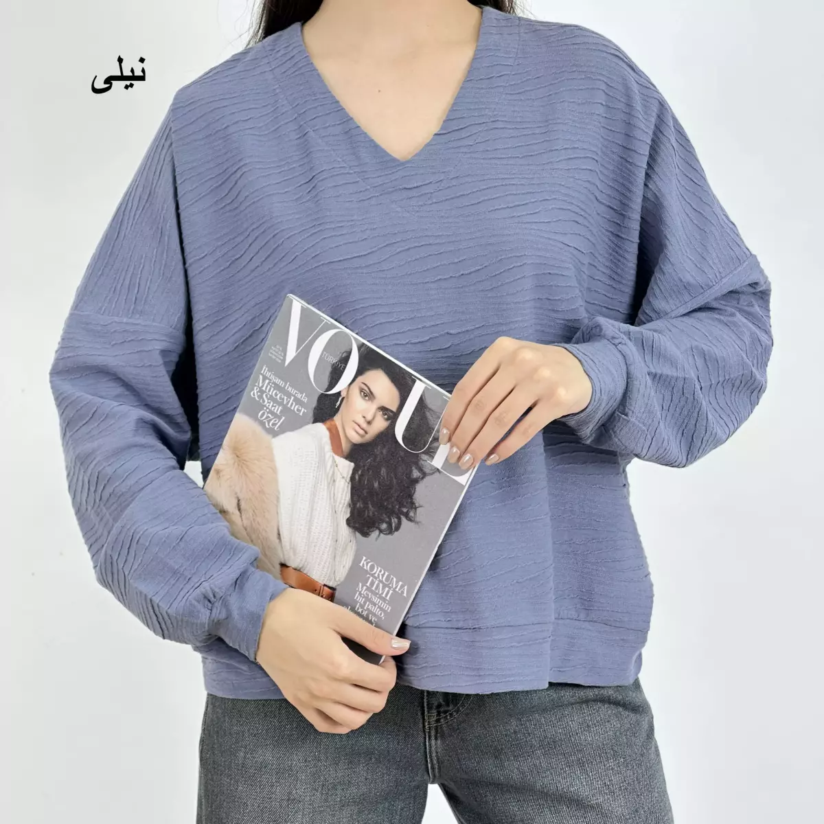 بلوز طرح برجسته 1008020