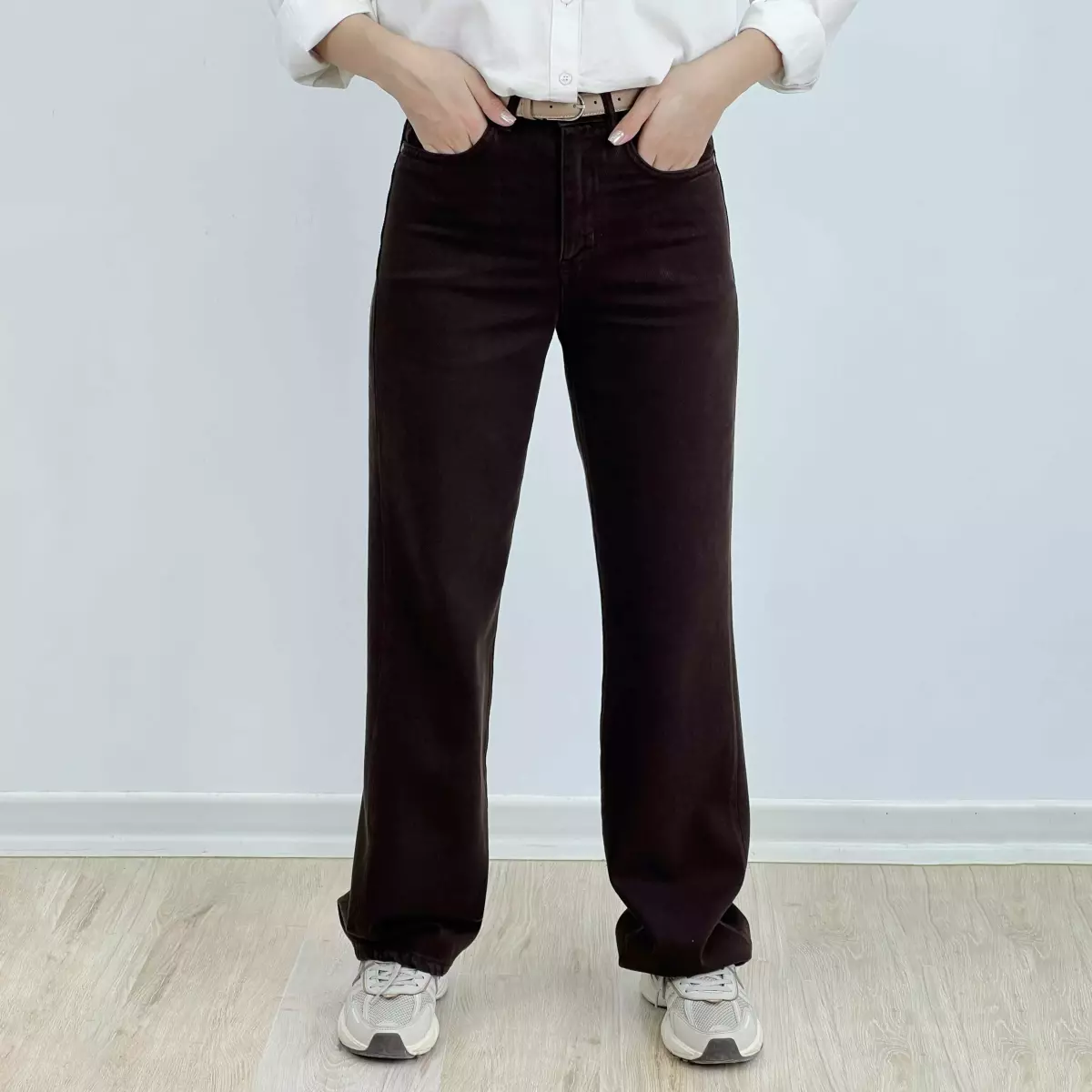 شلوار جین نیم بگ 1007998