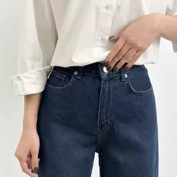 شلوار جین نیم بگ 1007644