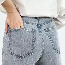 شلوار جین نیم بگ 1007768