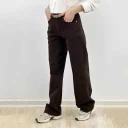 شلوار کتان نیم بگ 1007803