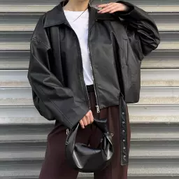 بامبر جکت چرم 1007840