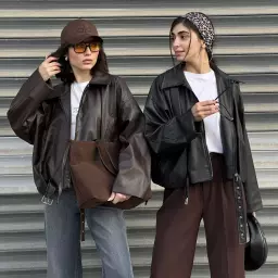 بامبر جکت چرم 1007840