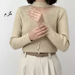 بلوز بافت مروارید 1007880