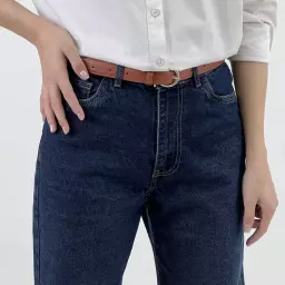 شلوار جین نیم بگ 1007863