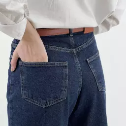 شلوار جین نیم بگ 1007863