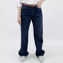 شلوار جین نیم بگ 1007863