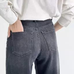 شلوار جین نیم بگ 1007924