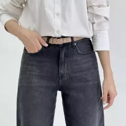 شلوار جین نیم بگ 1007924