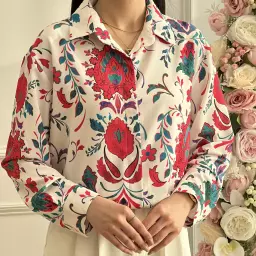 شومیز طرحدار 1002290