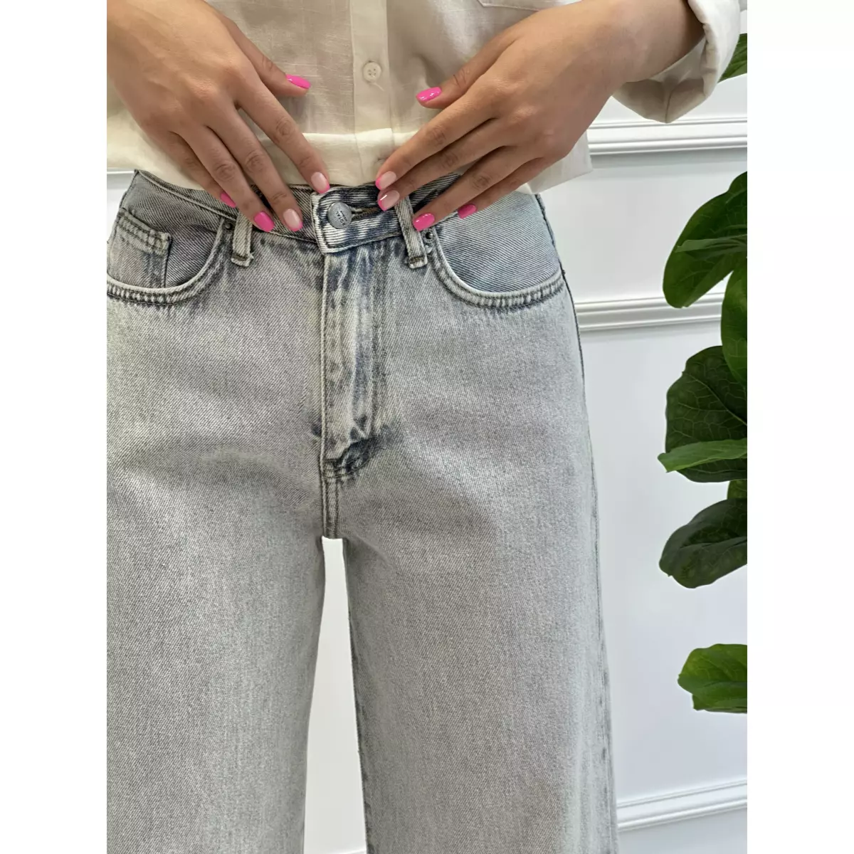 شلوار جین فول بگ 1003260