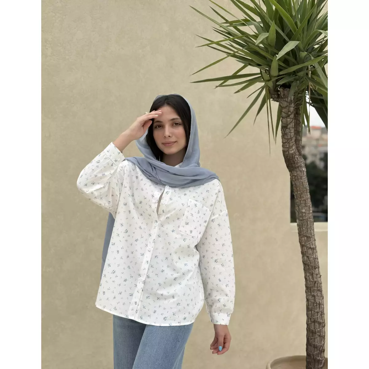 شومیز گل گلی 1003280