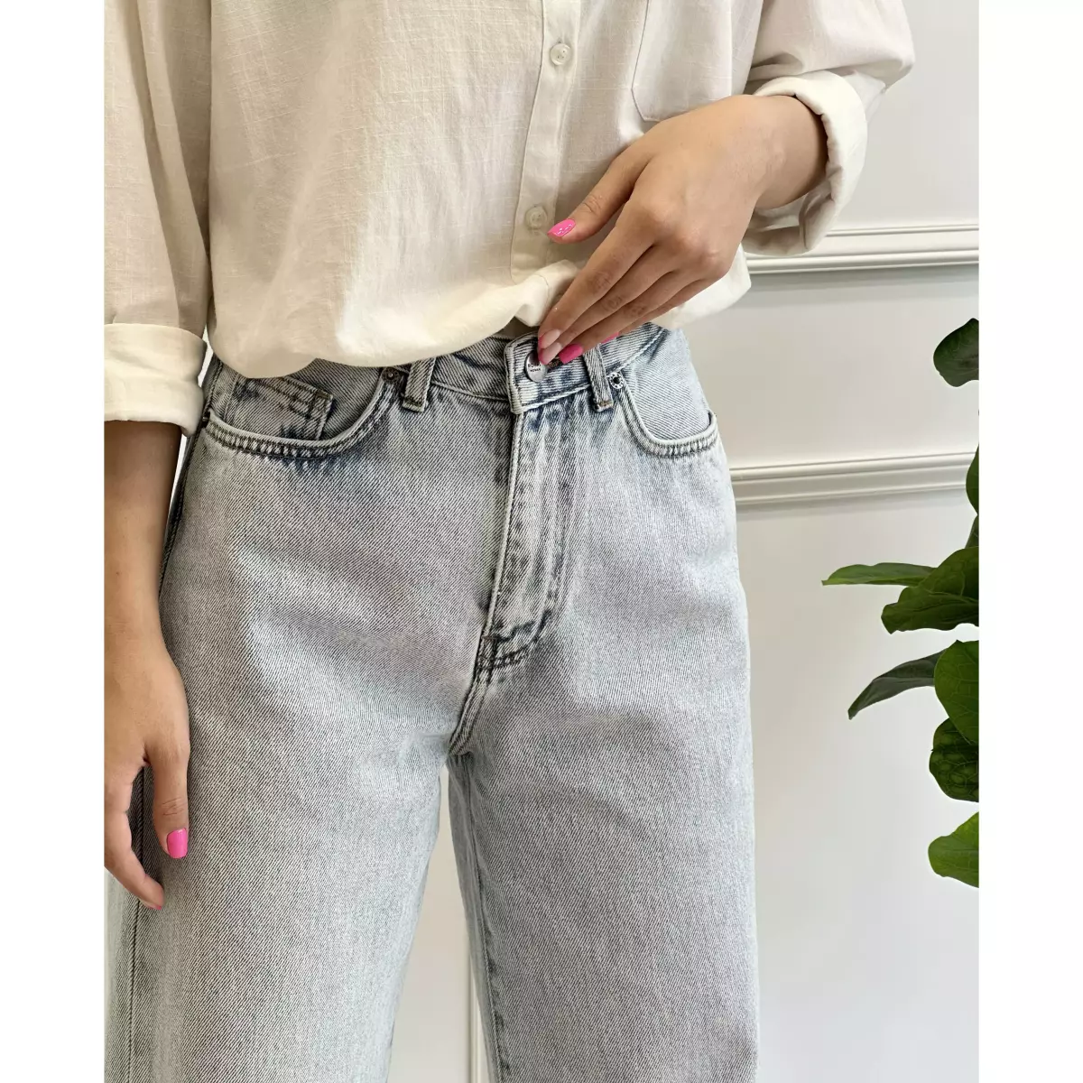 شلوار جین فول بگ 1003320