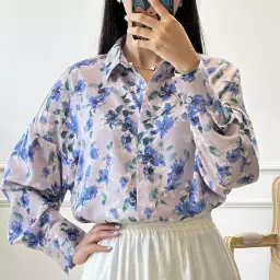 شومیز ساتن 1002643