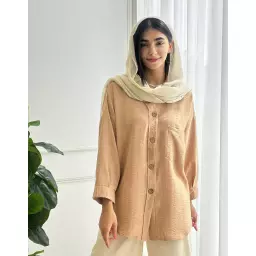 تونیک دکمه چوبی 1003345