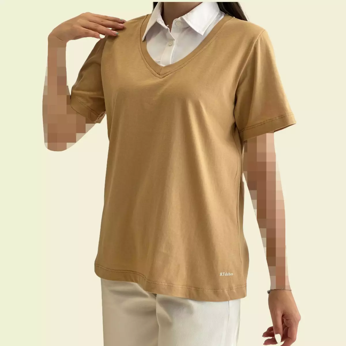 تیشرت یقه دار 1003509