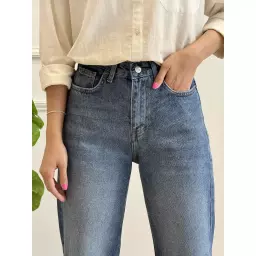 شلوار جین نیم بگ 1003441