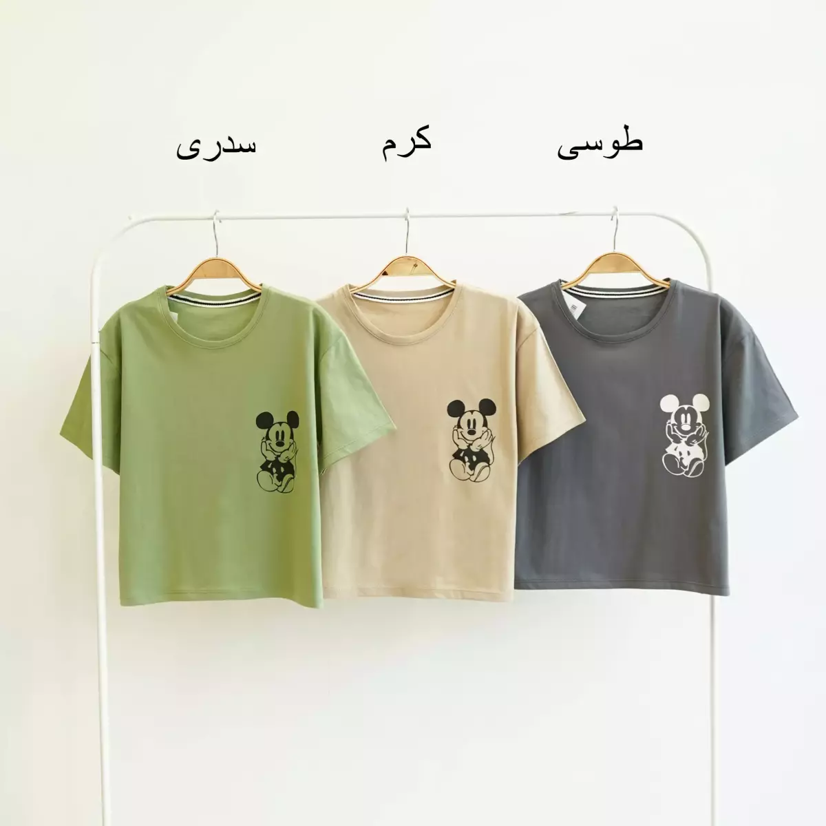 تیشرت کراپ میکی 1003686