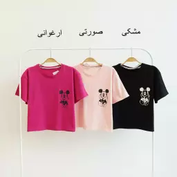 تیشرت کراپ میکی 1003686